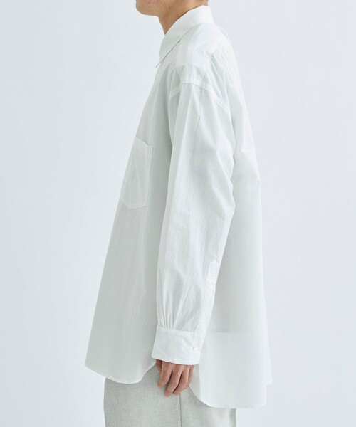 URU(ウル)の「LONG SLEEVE SHIRTS(シャツ/ブラウス・メンズ・ホワイト/サックスブルー・1/2)」の5枚目の写真