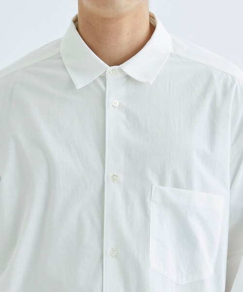 URU(ウル)の「LONG SLEEVE SHIRTS(シャツ/ブラウス・メンズ・ホワイト/サックスブルー・1/2)」の7枚目の写真