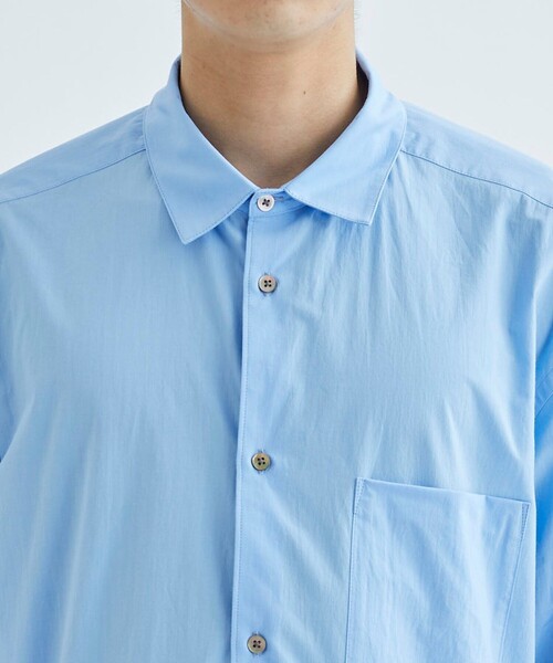URU(ウル)の「LONG SLEEVE SHIRTS(シャツ/ブラウス・メンズ・ホワイト/サックスブルー・1/2)」の17枚目の写真