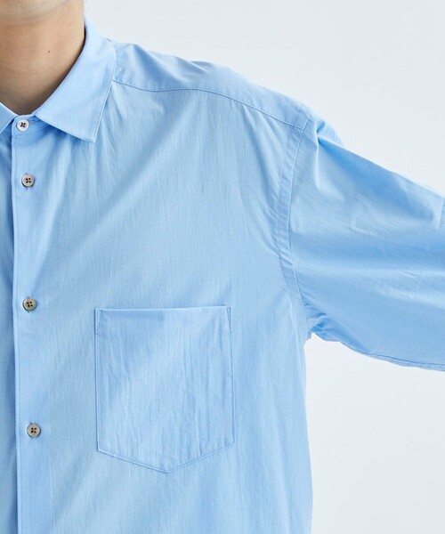 URU(ウル)の「LONG SLEEVE SHIRTS(シャツ/ブラウス・メンズ・ホワイト/サックスブルー・1/2)」の18枚目の写真