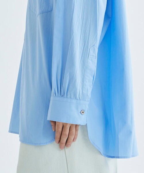 URU(ウル)の「LONG SLEEVE SHIRTS(シャツ/ブラウス・メンズ・ホワイト/サックスブルー・1/2)」の20枚目の写真
