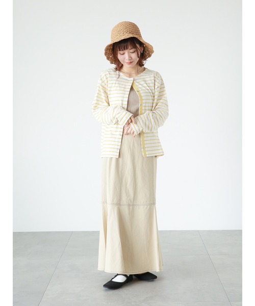 ehka sopo（エヘカソポ）の「ペーパーちびつばハット（ハット・レディース・キナリ/ベージュ/ブラック・ﾌﾘ-）」の10枚目の写真