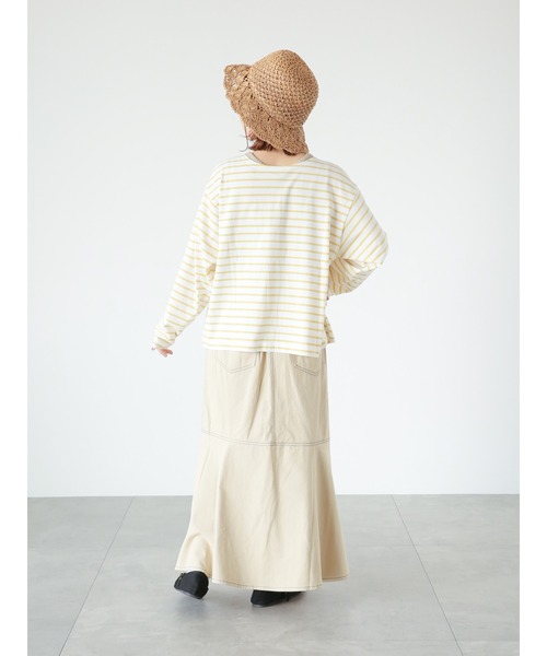 ehka sopo（エヘカソポ）の「ペーパーちびつばハット（ハット・レディース・キナリ/ベージュ/ブラック・ﾌﾘ-）」の19枚目の写真