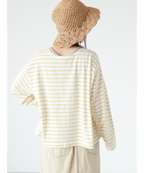 ehka sopo（エヘカソポ）の「ペーパーちびつばハット（ハット・レディース・キナリ/ベージュ/ブラック・ﾌﾘ-）」の15枚目の写真