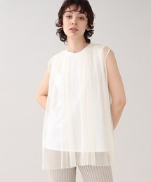 GALLEST | メッシュタックノースリカットソー(Tシャツ/カットソー)