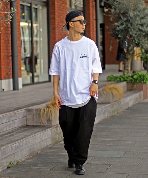 Leyline（レイライン）の「【Leyline】ビッグシルエットTシャツ「b/s street tee」（Tシャツ/カットソー・メンズ・ホワイト/ブラック・MEDIUM/LARGE/X-LARGE）」の6枚目の写真