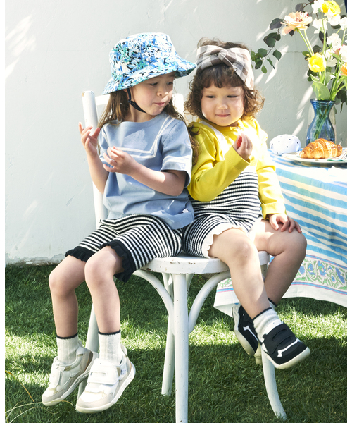 IENA ENFANT（イエナアンファン）の「《追加》【IFMExIENA ENFANT】Bon Chic スニーカー KIDS(15cm-19cm)（スニーカー・キッズ・ブラック/ホワイト・15 /16/17/18/19）」の3枚目の写真