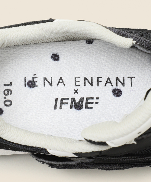 IENA ENFANT（イエナアンファン）の「《追加》【IFMExIENA ENFANT】Bon Chic スニーカー KIDS(15cm-19cm)（スニーカー・キッズ・ブラック/ホワイト・15 /16/17/18/19）」の20枚目の写真