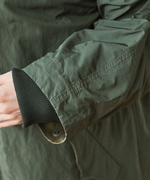 PAR ICI（パーリッシィ）の「ベルスプリット ライナー付きモッズコート (3WAY)（モッズコート・レディース・カーキ/ブラック・FREE）」の16枚目の写真