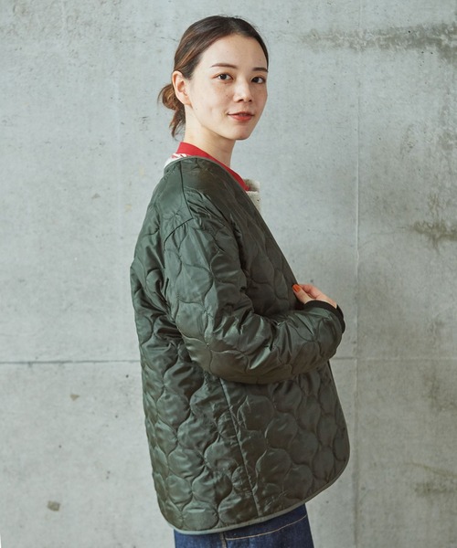 PAR ICI（パーリッシィ）の「ベルスプリット ライナー付きモッズコート (3WAY)（モッズコート・レディース・カーキ/ブラック・FREE）」の19枚目の写真