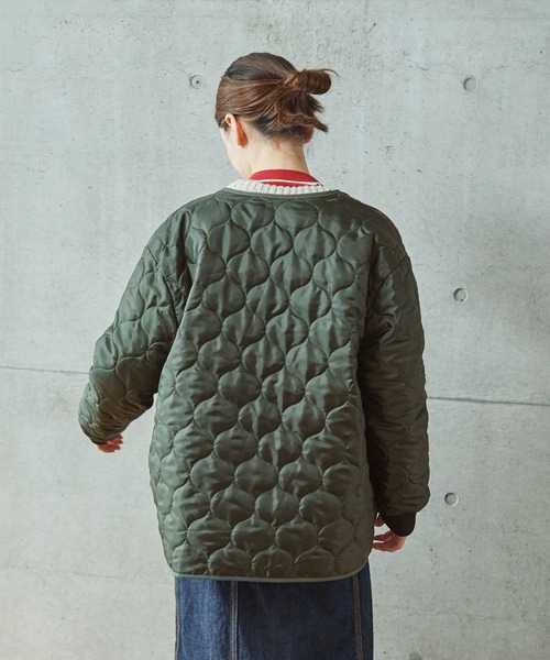 PAR ICI（パーリッシィ）の「ベルスプリット ライナー付きモッズコート (3WAY)（モッズコート・レディース・カーキ/ブラック・FREE）」の21枚目の写真