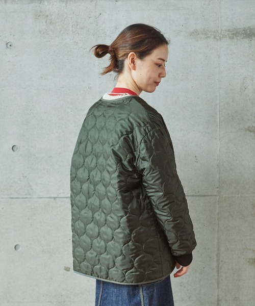 PAR ICI（パーリッシィ）の「ベルスプリット ライナー付きモッズコート (3WAY)（モッズコート・レディース・カーキ/ブラック・FREE）」の20枚目の写真