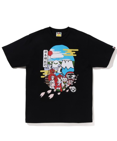 A BATHING APE(アベイシングエイプ)の「JAPAN CULTURE APE HEAD TEE M(Tシャツ/カットソー・メンズ・ホワイト/ブラック・XX-LARGE/LARGE/XXX-LARGE/X-LARGE/SMALL/MEDIUM)」の2枚目の写真