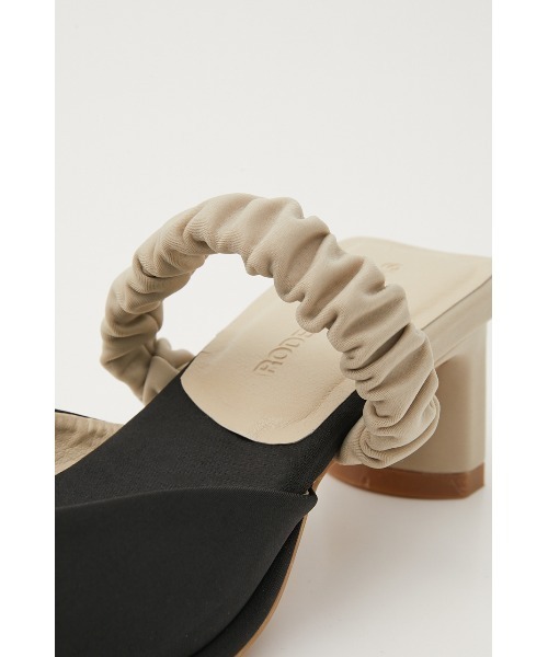 RODEO CROWNS WIDE BOWL（ロデオクラウンズワイドボウル）の「バイカラーミュール（サンダル・レディース・ブルー系その他/ブラック系その他/ピンク系その他・MEDIUM/LARGE）」の8枚目の写真