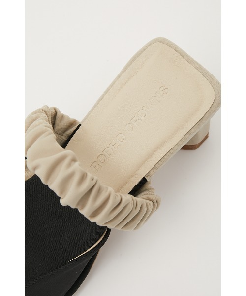 RODEO CROWNS WIDE BOWL（ロデオクラウンズワイドボウル）の「バイカラーミュール（サンダル・レディース・ブルー系その他/ブラック系その他/ピンク系その他・MEDIUM/LARGE）」の10枚目の写真