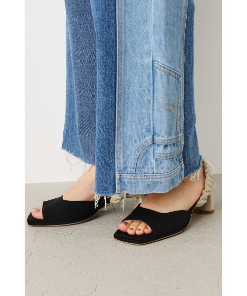 RODEO CROWNS WIDE BOWL（ロデオクラウンズワイドボウル）の「バイカラーミュール（サンダル・レディース・ブルー系その他/ブラック系その他/ピンク系その他・MEDIUM/LARGE）」の14枚目の写真