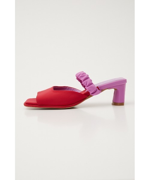 RODEO CROWNS WIDE BOWL（ロデオクラウンズワイドボウル）の「バイカラーミュール（サンダル・レディース・ブルー系その他/ブラック系その他/ピンク系その他・MEDIUM/LARGE）」の20枚目の写真