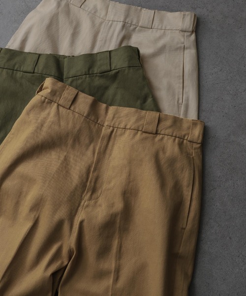 ZIP FIVE（ジップファイブ）の「【ZIP FIVE】ハイウエストタックワイドストレートチノパンツ/チノパンツ イージーワークパンツ ワイドパンツ シェフパンツ（チノパンツ・メンズ・カーキ/チャコールグレー/ブラック/ベージュ/アイボリー/ブラウン・X-LARGE/LARGE/MEDIUM）」の20枚目の写真