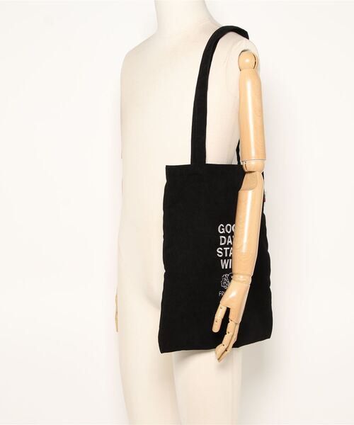 FRUIT OF THE LOOM(フルーツオブザルーム)の「FRUIT OF THE LOOM CORDUROY TOTE BAG(トートバッグ・メンズ・ベージュ/ブラック/ブラウン・FREE)」の4枚目の写真