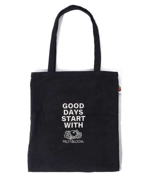FRUIT OF THE LOOM(フルーツオブザルーム)の「FRUIT OF THE LOOM CORDUROY TOTE BAG(トートバッグ・メンズ・ベージュ/ブラック/ブラウン・FREE)」の11枚目の写真