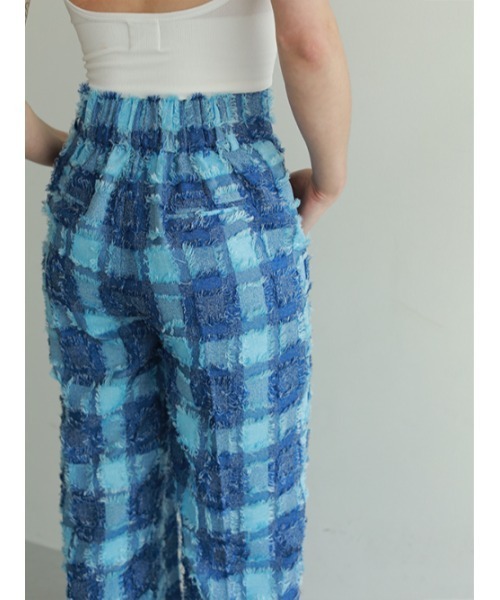 AMAIL（アマイル）の「Tweed motif pants（その他パンツ・レディース・ブラック/ブルー・FREE）」の7枚目の写真