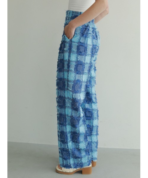 AMAIL（アマイル）の「Tweed motif pants（その他パンツ・レディース・ブラック/ブルー・FREE）」の8枚目の写真