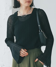 シアーランダムリブニット