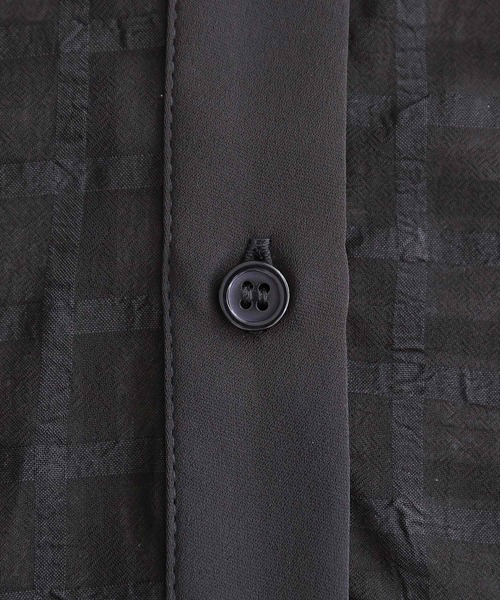 n'OrLABEL（ノアールレーベル）の「【廃盤】『チェック柄シアーシャツ』（シャツ/ブラウス・レディース・オフホワイト/ブラック・FREE）」の19枚目の写真