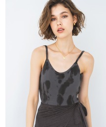 ALEXIA STAM | Tie Dye Rib Bodysuit / パッドinタイダイ柄ボディスーツ(その他トップス)