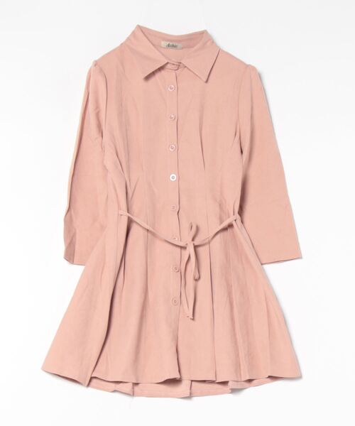 セール】Aラインシャツワンピース（シャツワンピース）｜Achic