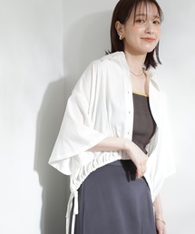 N.（N. Natural Beauty Basic） | ◆サイドリボンドロストブラウス(シャツ/ブラウス)
