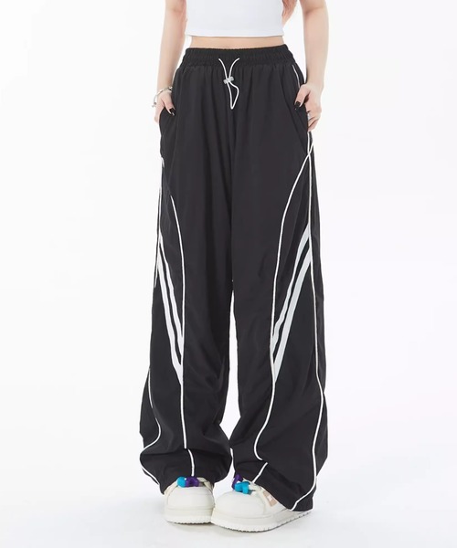 セール】パイピングラインナイロントラックパンツ（その他パンツ