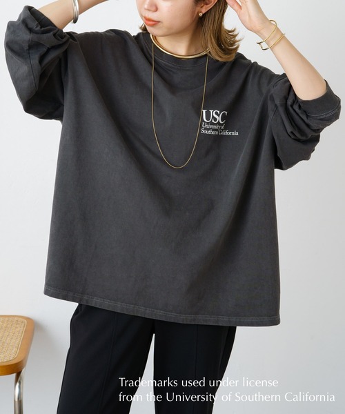 Omekashi(オメカシ)の「【GOOD ROCK SPEED】USCプリントロングTシャツ(Tシャツ/カットソー・レディース・ブラック・FREE)」の4枚目の写真