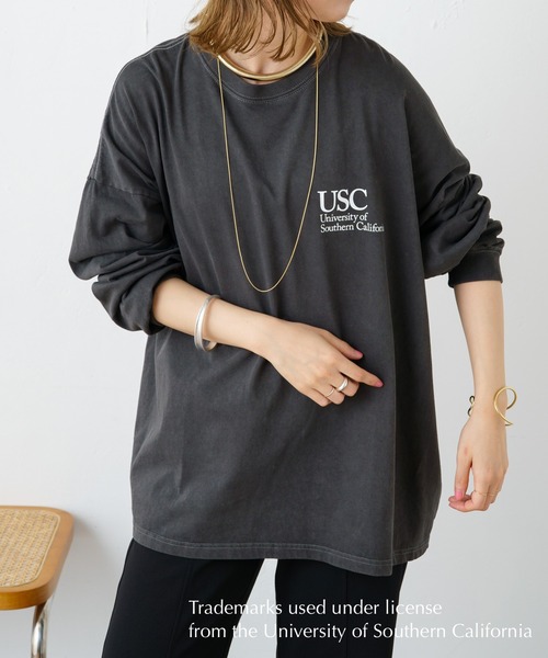 Omekashi(オメカシ)の「【GOOD ROCK SPEED】USCプリントロングTシャツ(Tシャツ/カットソー・レディース・ブラック・FREE)」の6枚目の写真