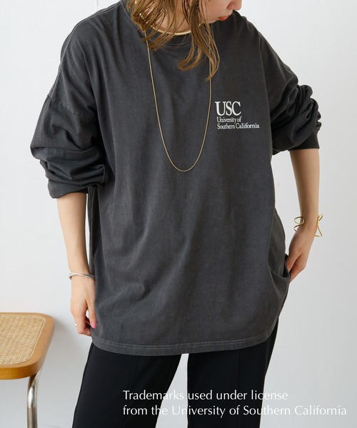 Omekashi(オメカシ)の「【GOOD ROCK SPEED】USCプリントロングTシャツ(Tシャツ/カットソー・レディース・ブラック・FREE)」の7枚目の写真