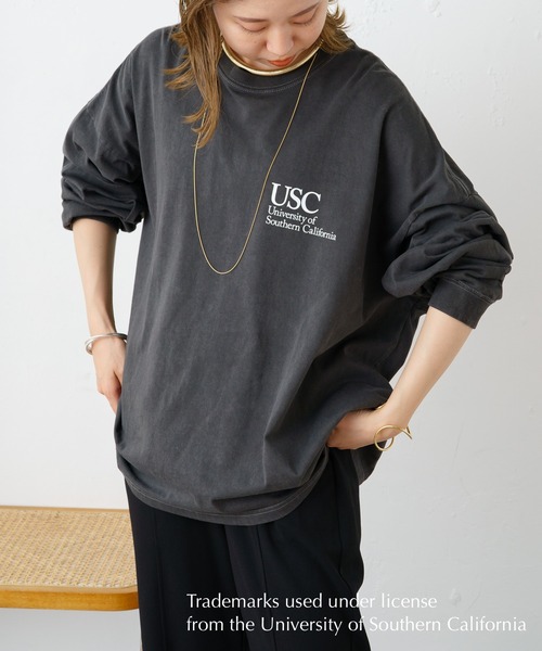 Omekashi(オメカシ)の「【GOOD ROCK SPEED】USCプリントロングTシャツ(Tシャツ/カットソー・レディース・ブラック・FREE)」の8枚目の写真