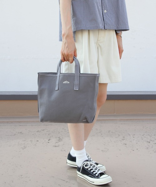 DANTON（ダントン）の「DANTON/ダントン　トートバッグ　ボージュモワイヤン　TOTE VOSGES MOYEN（トートバッグ・レディース・ナチュラル/レッド/グレー/ダークグレー/ブラック/グレー系その他/コバルトブルー/ダークブラウン・FREE）」の5枚目の写真