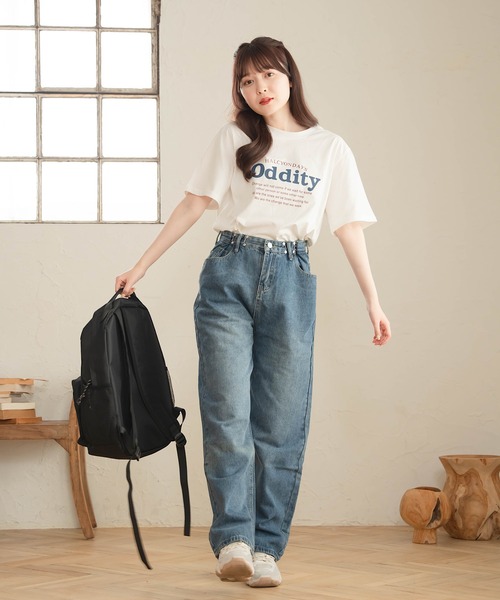Cham.(チャム)の「OddtiyプリントTシャツ(Tシャツ/カットソー・レディース・オフホワイト・F)」の6枚目の写真