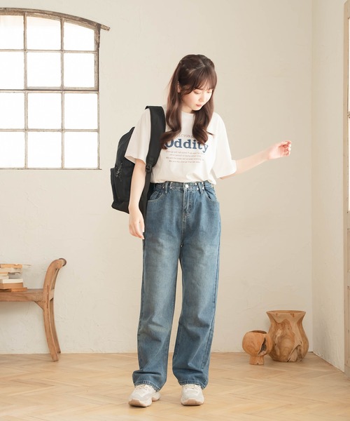 Cham.(チャム)の「OddtiyプリントTシャツ(Tシャツ/カットソー・レディース・オフホワイト・F)」の9枚目の写真