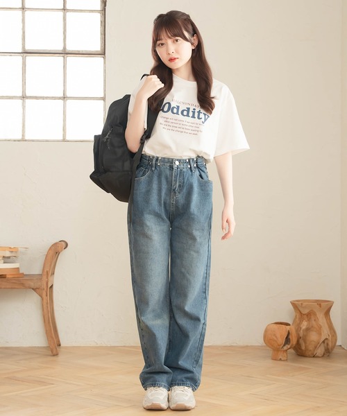 Cham.(チャム)の「OddtiyプリントTシャツ(Tシャツ/カットソー・レディース・オフホワイト・F)」の10枚目の写真
