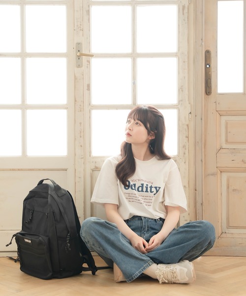 Cham.(チャム)の「OddtiyプリントTシャツ(Tシャツ/カットソー・レディース・オフホワイト・F)」の11枚目の写真