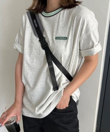 【 低身長サイズあり】リブライン1ポイントTシャツ