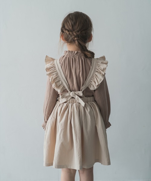 りりり様 ☆Handmade☆ チュニックエプロン　肩フリルエプロン りりり様 ☆Handmade☆ チュニックエプロン 肩フリルエプロン