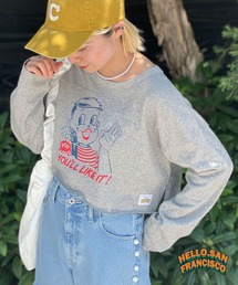 HELLO.SANFRANCISCO | 【HELLO.SANFRANCISCO/ハローサンフランシスコ】コラボASSクロップドフットボールTEE(Tシャツ/カットソー)