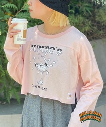 HELLO.SANFRANCISCO | 【HELLO.SANFRANCISCO/ハローサンフランシスコ】コラボASSクロップドフットボールTEE(Tシャツ/カットソー)
