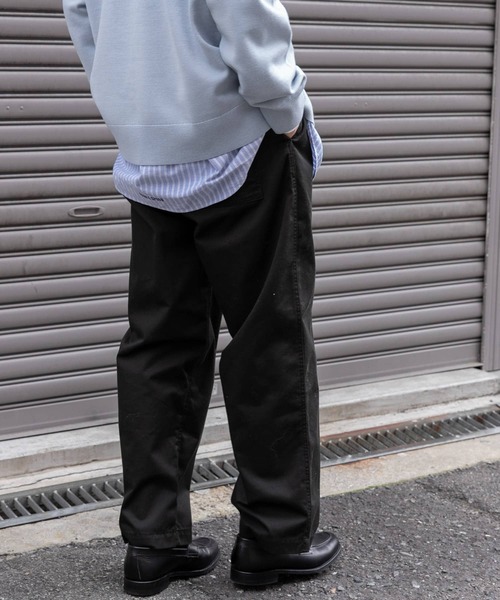 FORK&SPOON(フォークアンドスプーン)の「FORK&SPOON ワンタックチノパンツ(チノパンツ・メンズ・スミクロ/アイボリー・4/5)」の20枚目の写真