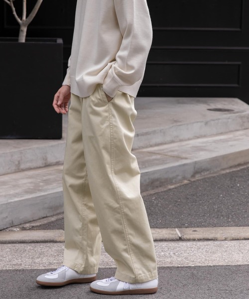 FORK&SPOON(フォークアンドスプーン)の「FORK&SPOON ワンタックチノパンツ(チノパンツ・メンズ・スミクロ/アイボリー・4/5)」の12枚目の写真