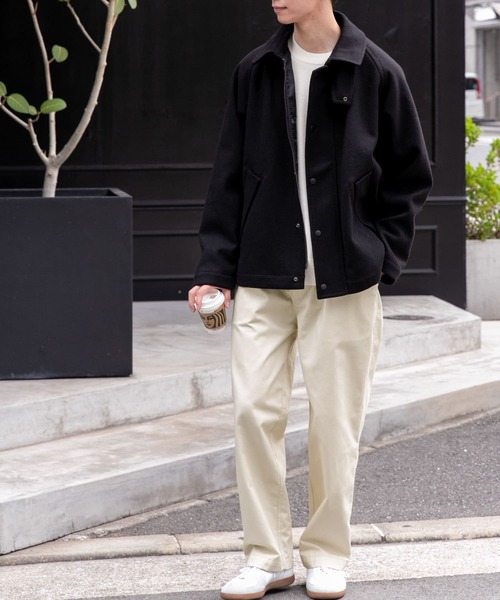 FORK&SPOON(フォークアンドスプーン)の「FORK&SPOON ワンタックチノパンツ(チノパンツ・メンズ・スミクロ/アイボリー・4/5)」の17枚目の写真