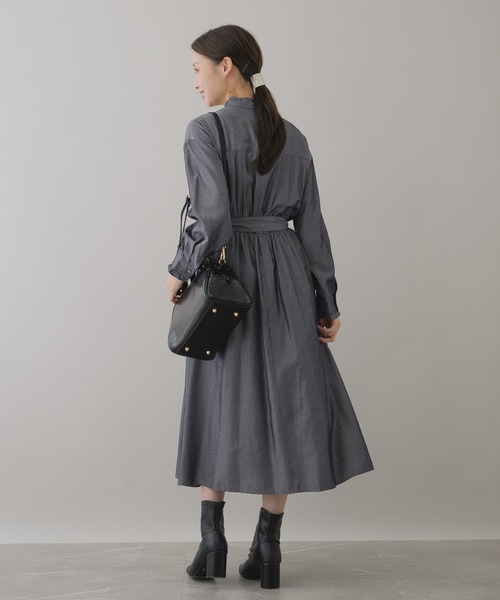 KATHARINE ROSS（キャサリンロス）の「【KATHARINE ROSS】クロコボストンバッグ（ボストンバッグ・レディース・グレイッシュベージュ/ブラック・MEDIUM）」の20枚目の写真