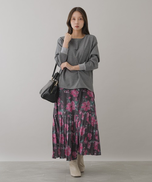 KATHARINE ROSS（キャサリンロス）の「【KATHARINE ROSS】クロコボストンバッグ（ボストンバッグ・レディース・グレイッシュベージュ/ブラック・MEDIUM）」の16枚目の写真